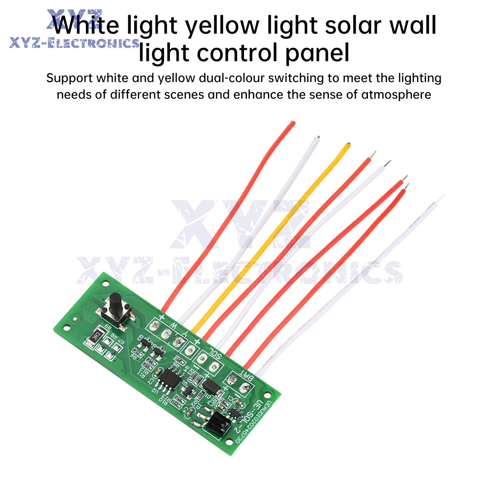 Dual Color Solar Light Circuit Board Solar Wall Light Remote Control Drive Board