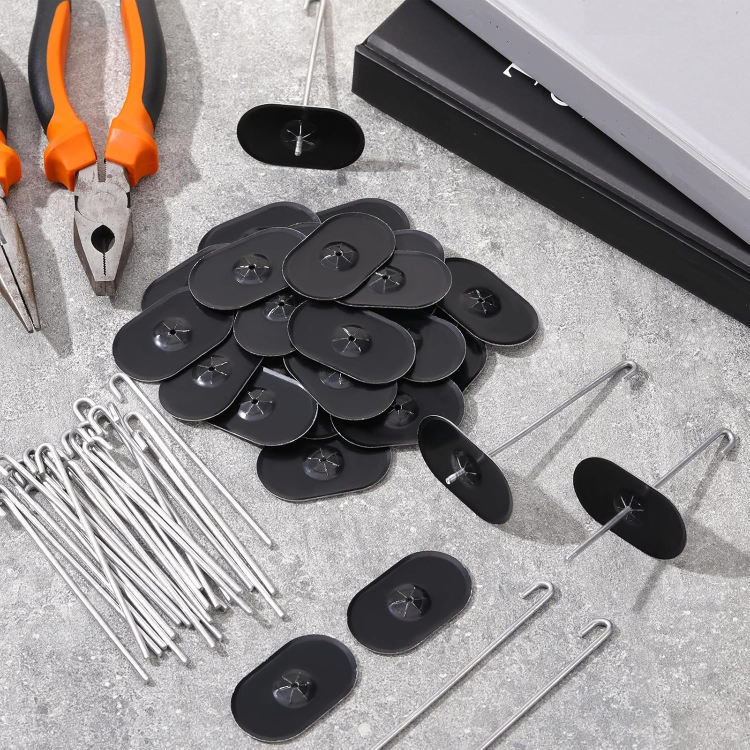 Solar Panel Bird Guard Fastener Clips Guard Clips Kit for Bird Pigeon Fence Roll