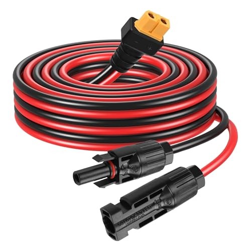 Solar Panel Connector to XT60 Connector Cable 16.4FT 14AWG Solar Connector to