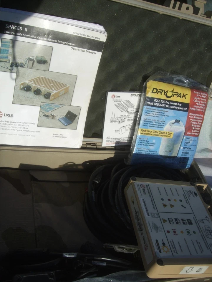 Iris Technology SPACES II Kit USMC Military Portable Solar Energy Field Power