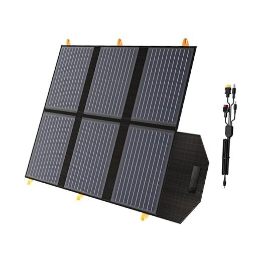 Portable Solar Panel for Power Station – 60W – 24% High Efficiency – C-60W