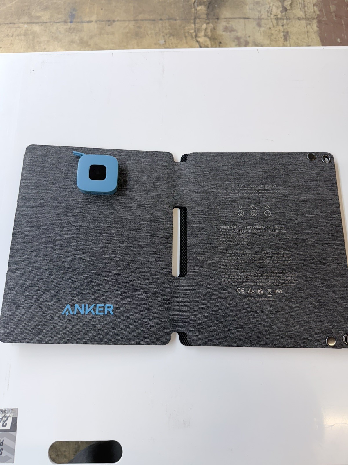Anker Solix PS30 Solar Panel 30W Foldable Portable Solar Charger 2-Ports