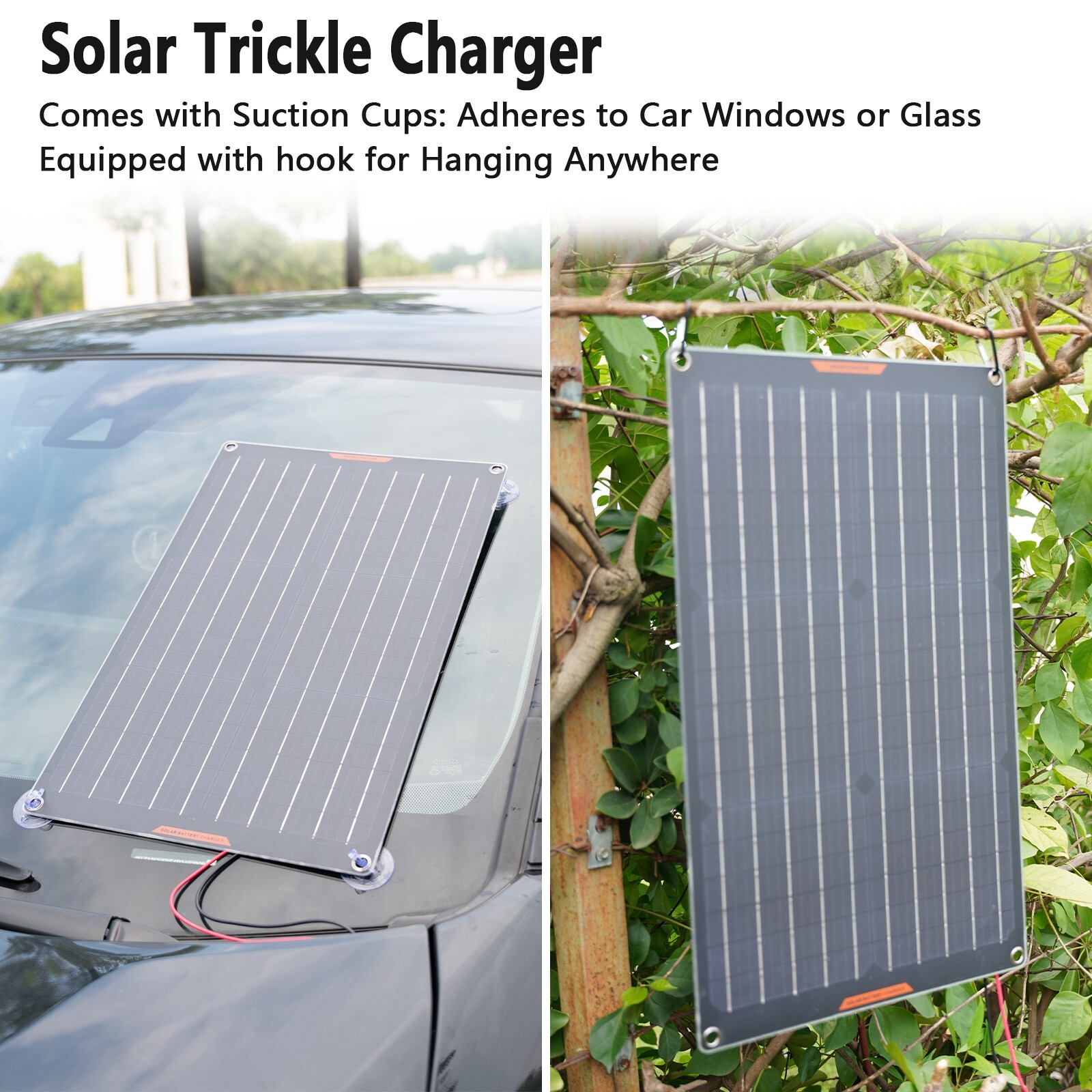 10 20 30 watt Solar Panel Charger Car Battery Solar Charger 12V Trickle Charger