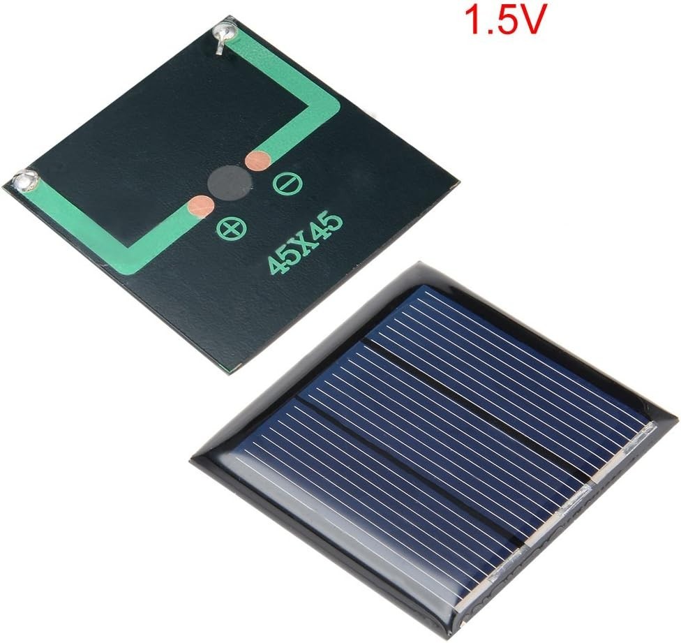 5Pcs 1.5V 150mA Poly Mini Solar Cell Panel Module DIY for Light Toys Charger …