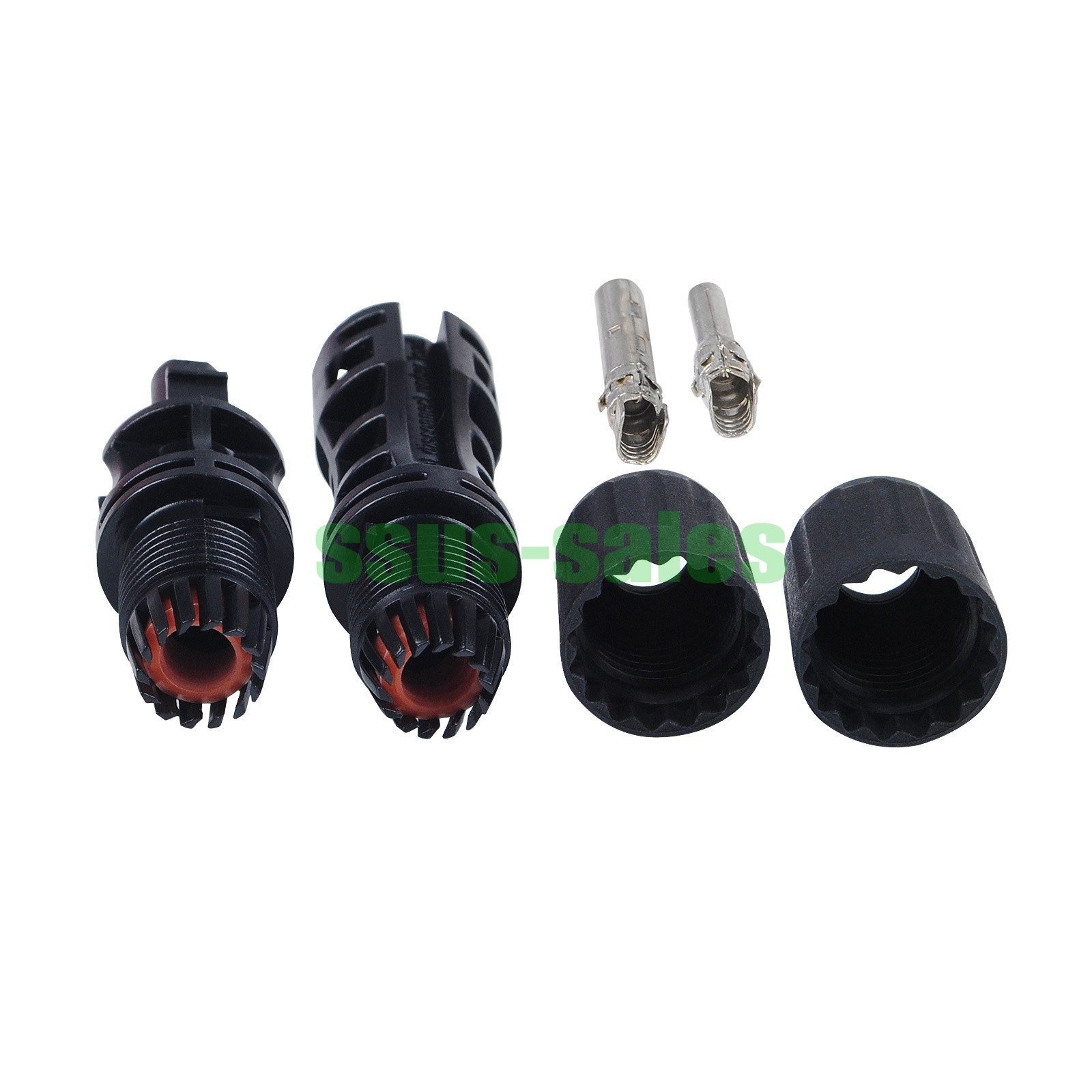 X4 MC4 Solar Connectors 1500V 30A Male Female Plug Socket PV Panel Cable