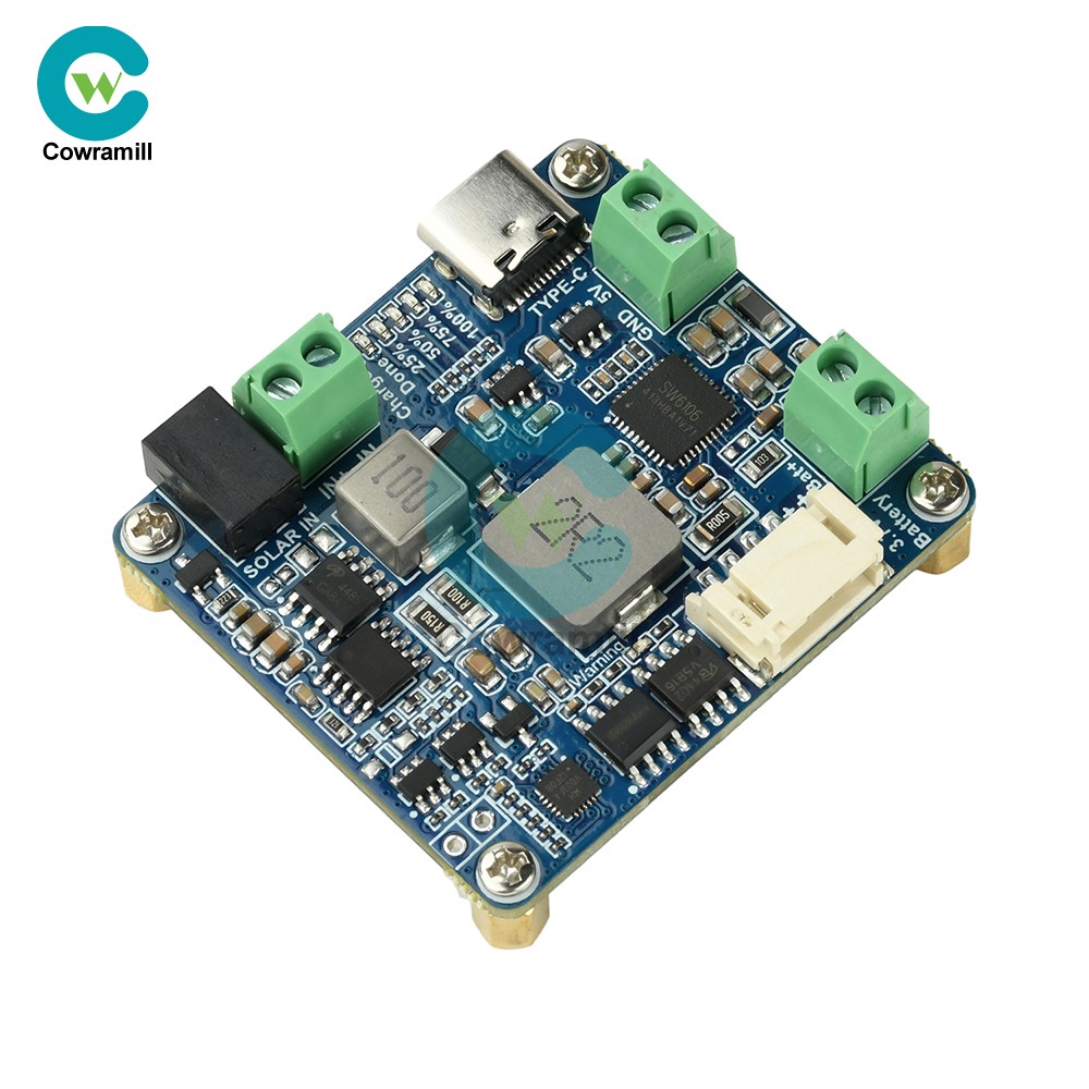 6-24V Solar Panel Power Management Module 5V 3A Supports MPPT, PD QC FCP SFCP