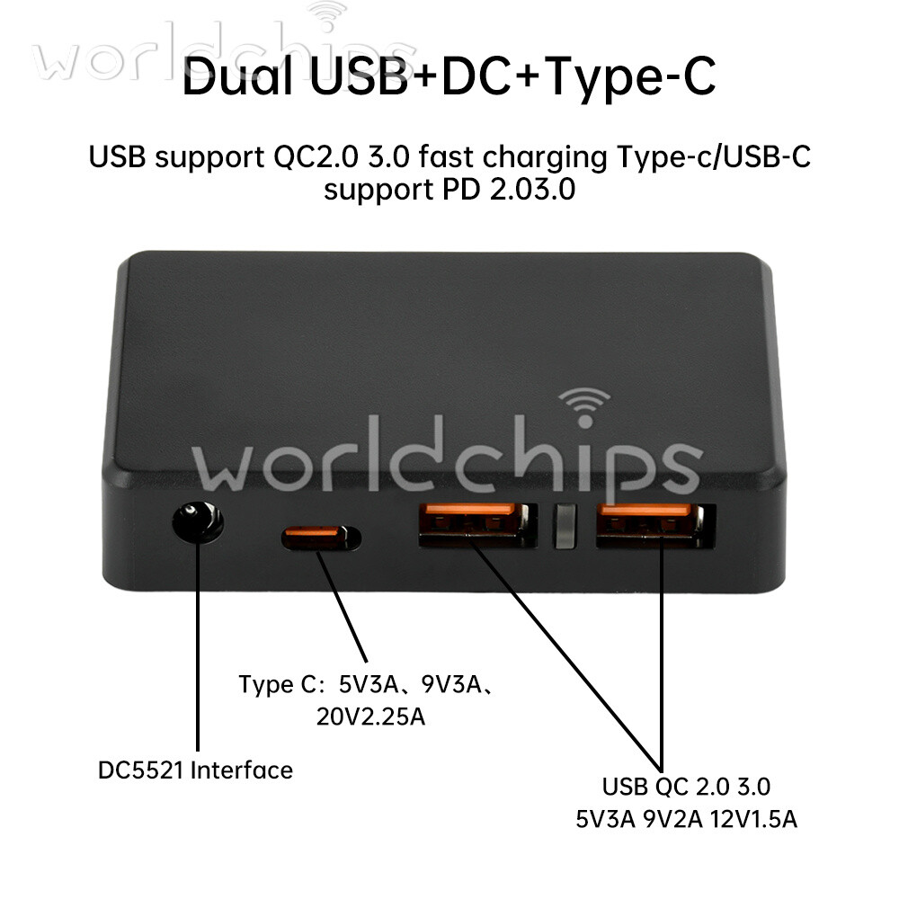 Solar Controller Solar Panel Voltage Regulator QC PD Fast Charging Solar Charger