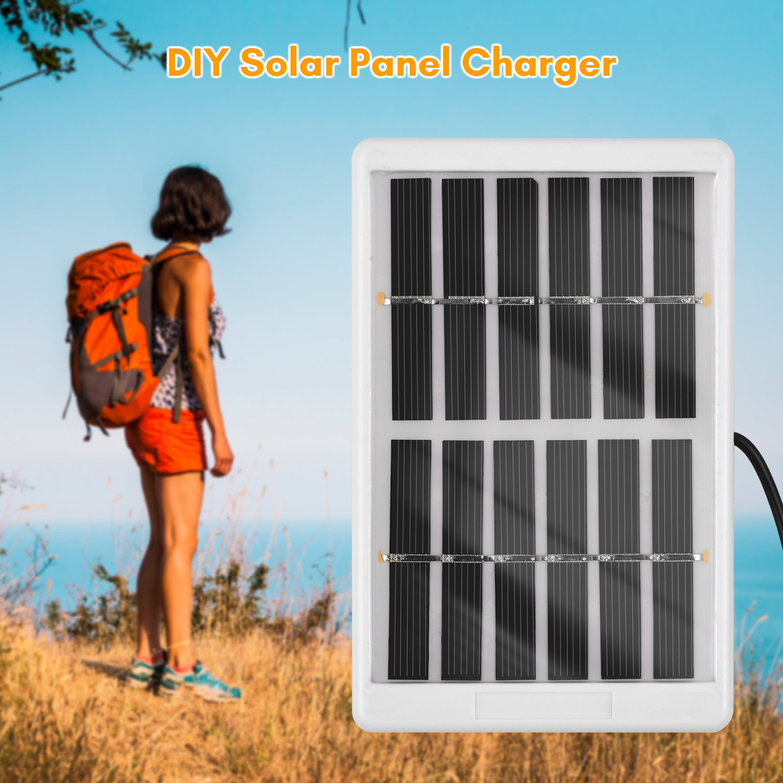 1.2W Solar Panel Portable Solar Polycrystalline Solar Panel Q6Y9