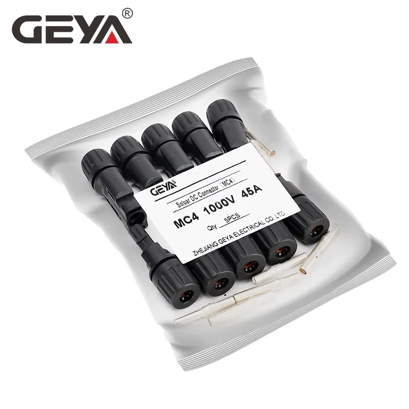 GEYA 5Pairs Solar Connector Male Female 30A 45A Solar Panel Branch Connectors fo