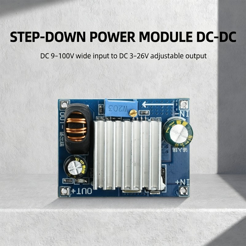 DC9-100V to 3-26V Wide Input Regulation Module for Repair and Control