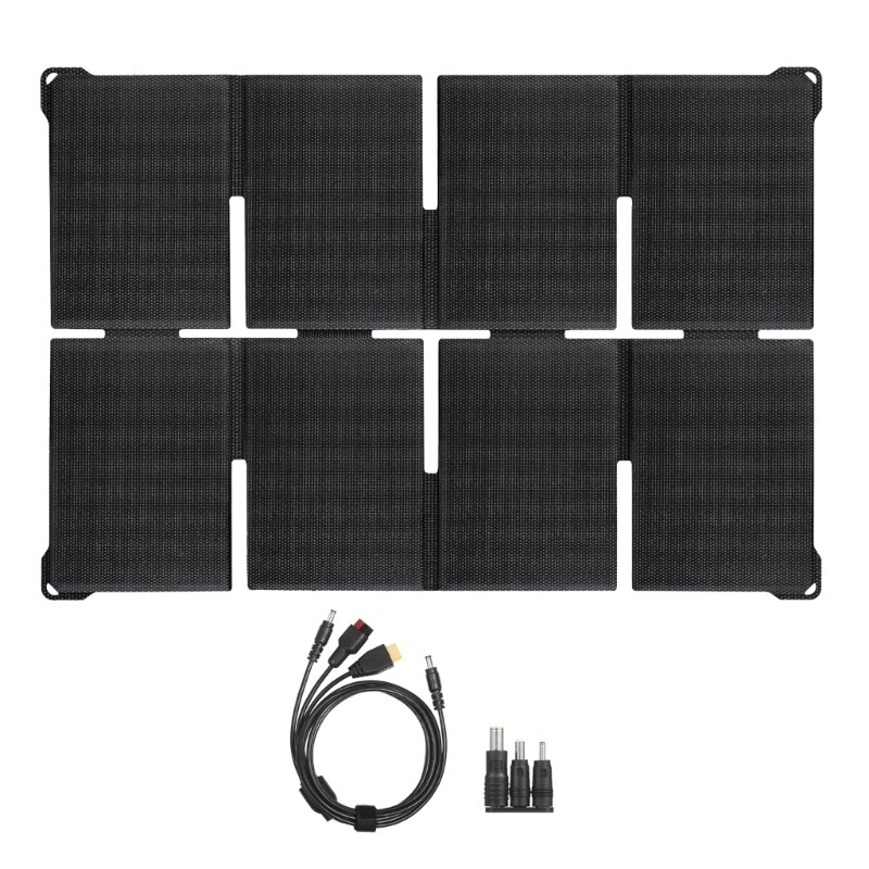 45W Foldable Solar Panel Charging With USB Type C DC18V Output for Outdoor Use