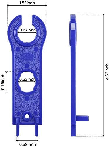 2Pcs Solar Panel Connector Wrenches for MC4 Connectors – Quick Plug Socket Tool