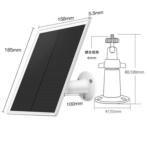 DC3.5 * 1.35 and USB-C Solar Panel Charger – 6W/5V Charger