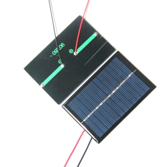 0.6W 6V solar panel with wire solar drip adhesive board DIY solar panel