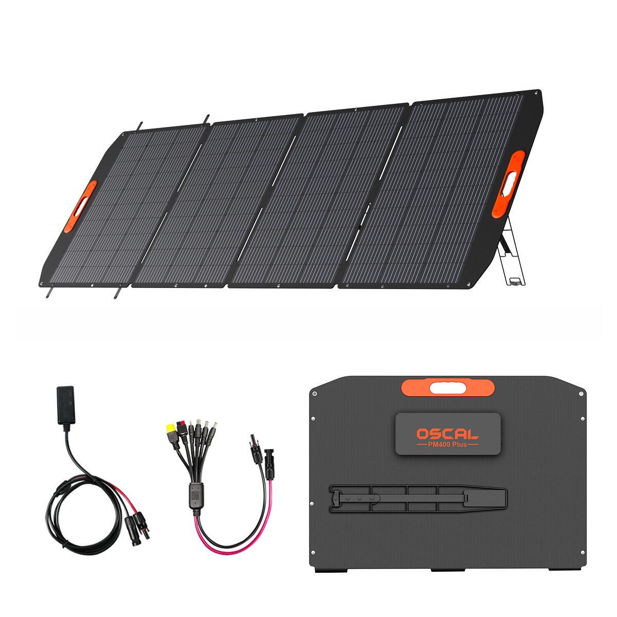 OSCAL PowerMax 3600W Portable Power Station 3600Wh +400W Solar Panel Home Backup
