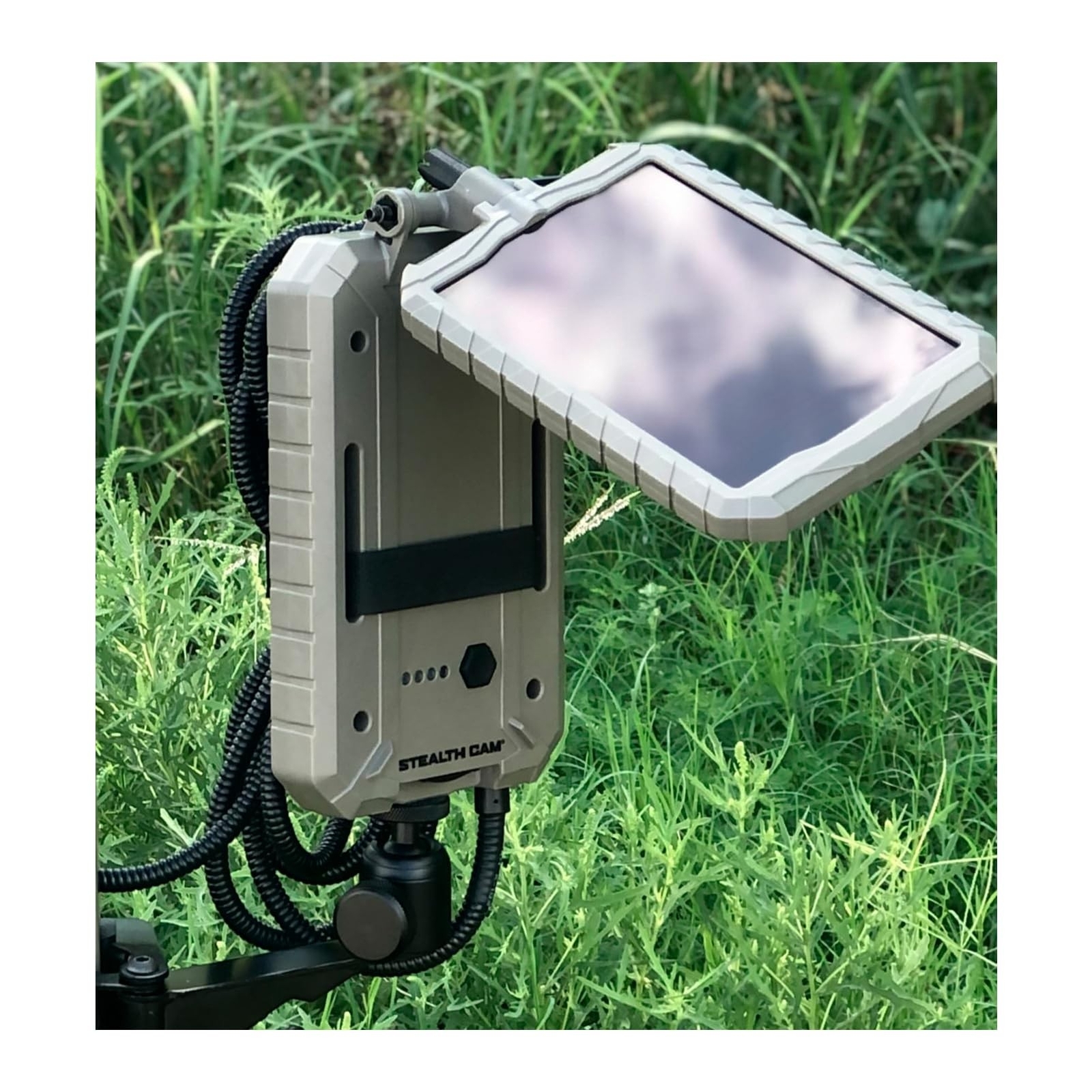 Stealth Cam Durable Sol-Pak Solar Battery Pack, 12V Solar Power Panel, Rechar…
