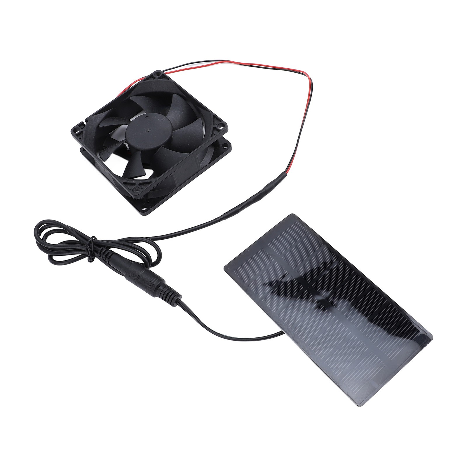 0.8W 4V Solar Panel Fan Kit Efficient Cooling For Greenhouses Easy To Use