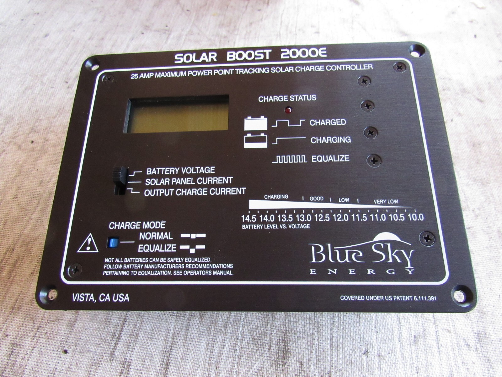 Blue Sky Energy Solar Boost 24Amp Solar Charge Controller SB2000E
