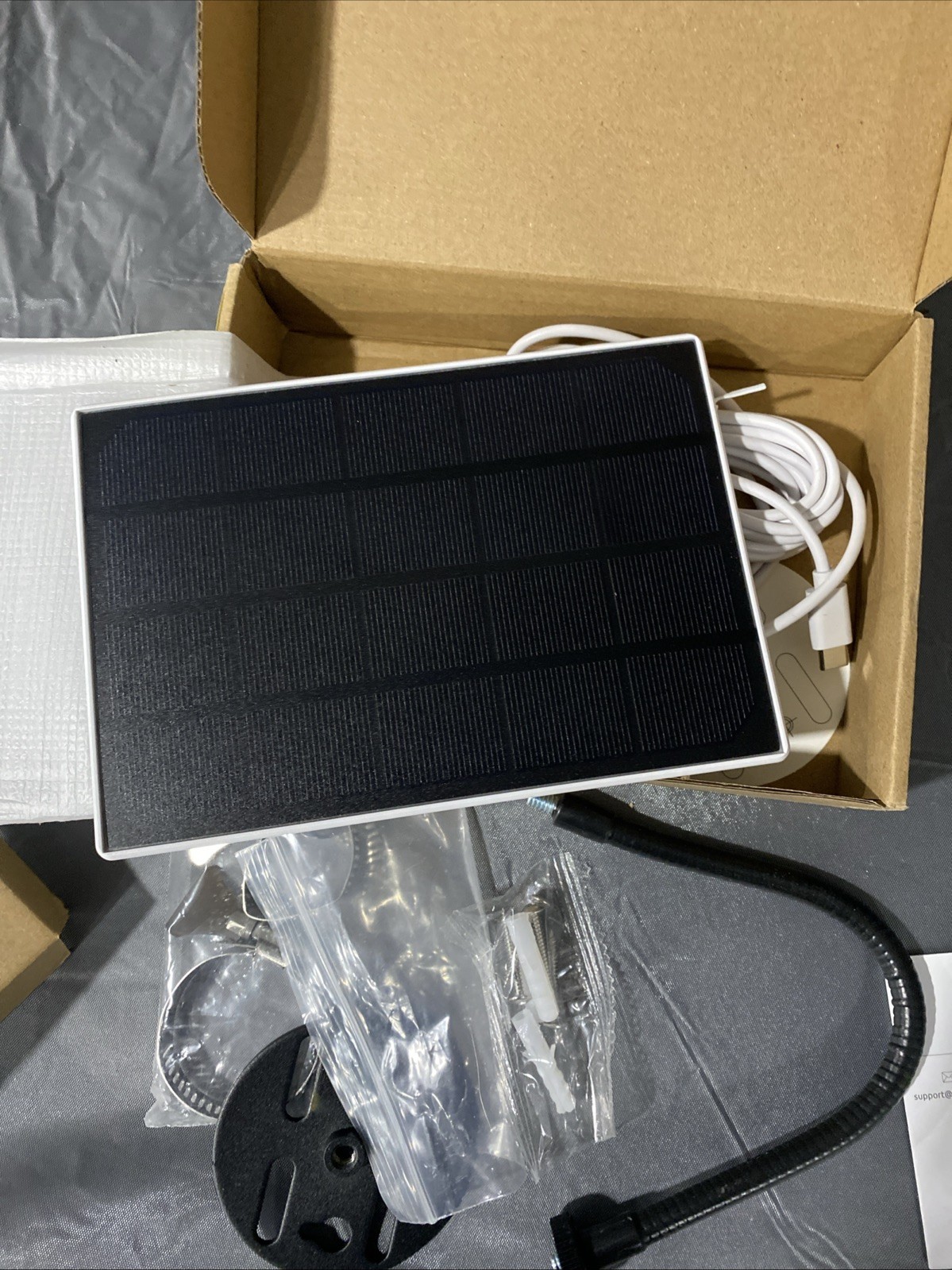 Solar Panel for Bird Feeder Camera only, Type-C Charger, IP65 Waterproof for …