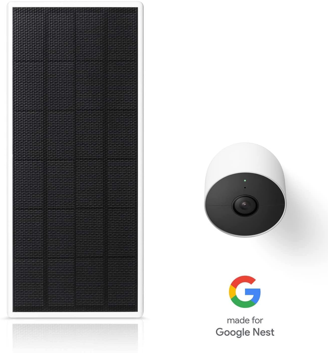 2.5W Solar Panel for Google Nest Cam Outdoor or Indoor, Battery