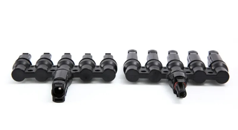 1 Pair Branch Connector 5-in-1 1000V 30A Parallel IP67 Waterproof MC4 For Solar