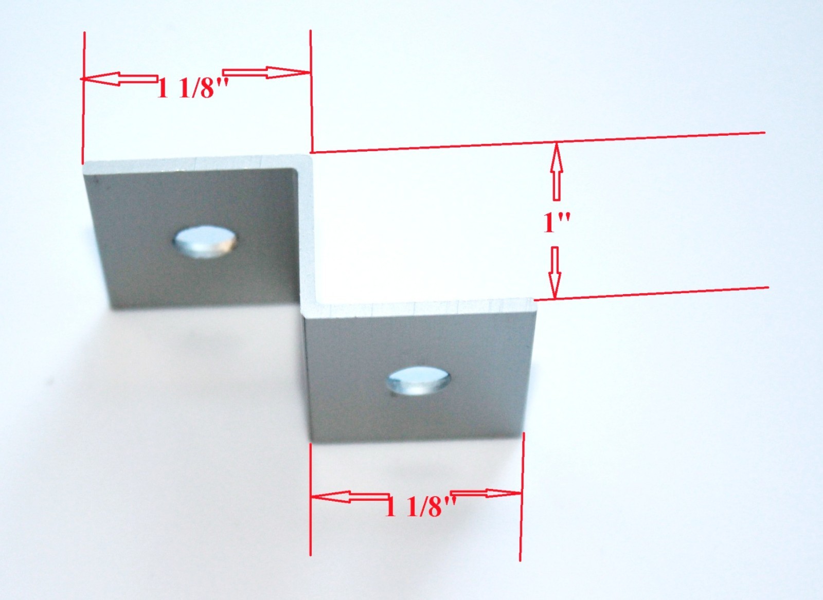 Z BRACKET SET MOUNT KIT ANODIZED ALUMINUM FOR SOLAR PANEL STAINLESS BOLTS & NUTS