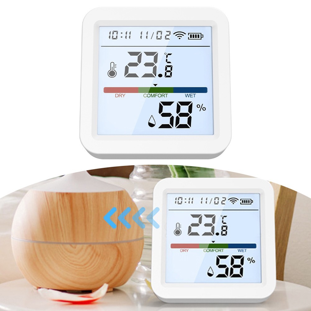For Tuya For Zigbee Temperature Humidity Sensor for Indoor Climate Control