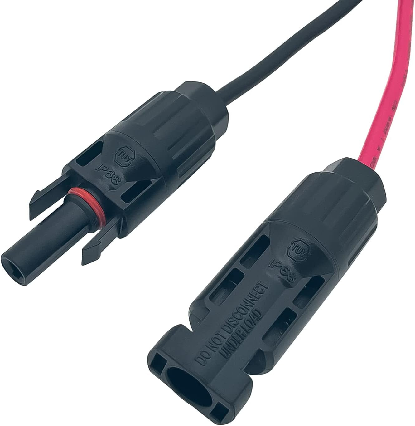 Solar Panel Connector to DC 8MM Adapter Cable, Compatible with Solar Connector
