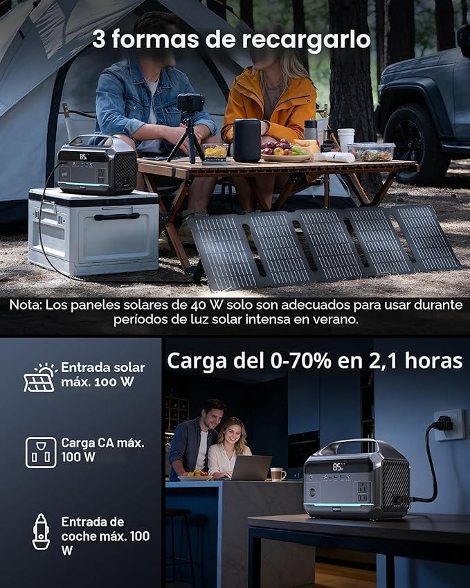 DaranEner NEO300L Portable Power Station | 350W 288Wh