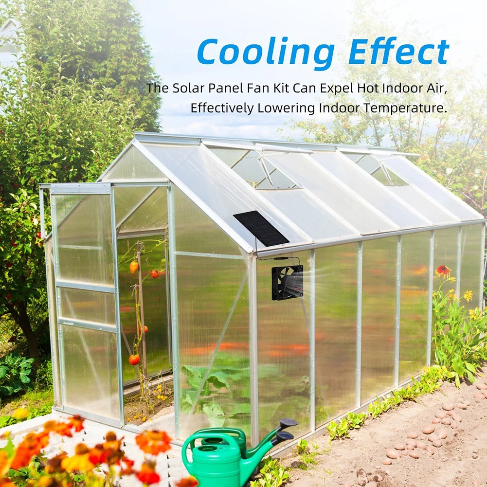 2W 4V Solar Exhaust Fan for Outdoor Use Efficient Green Energy Ventilation