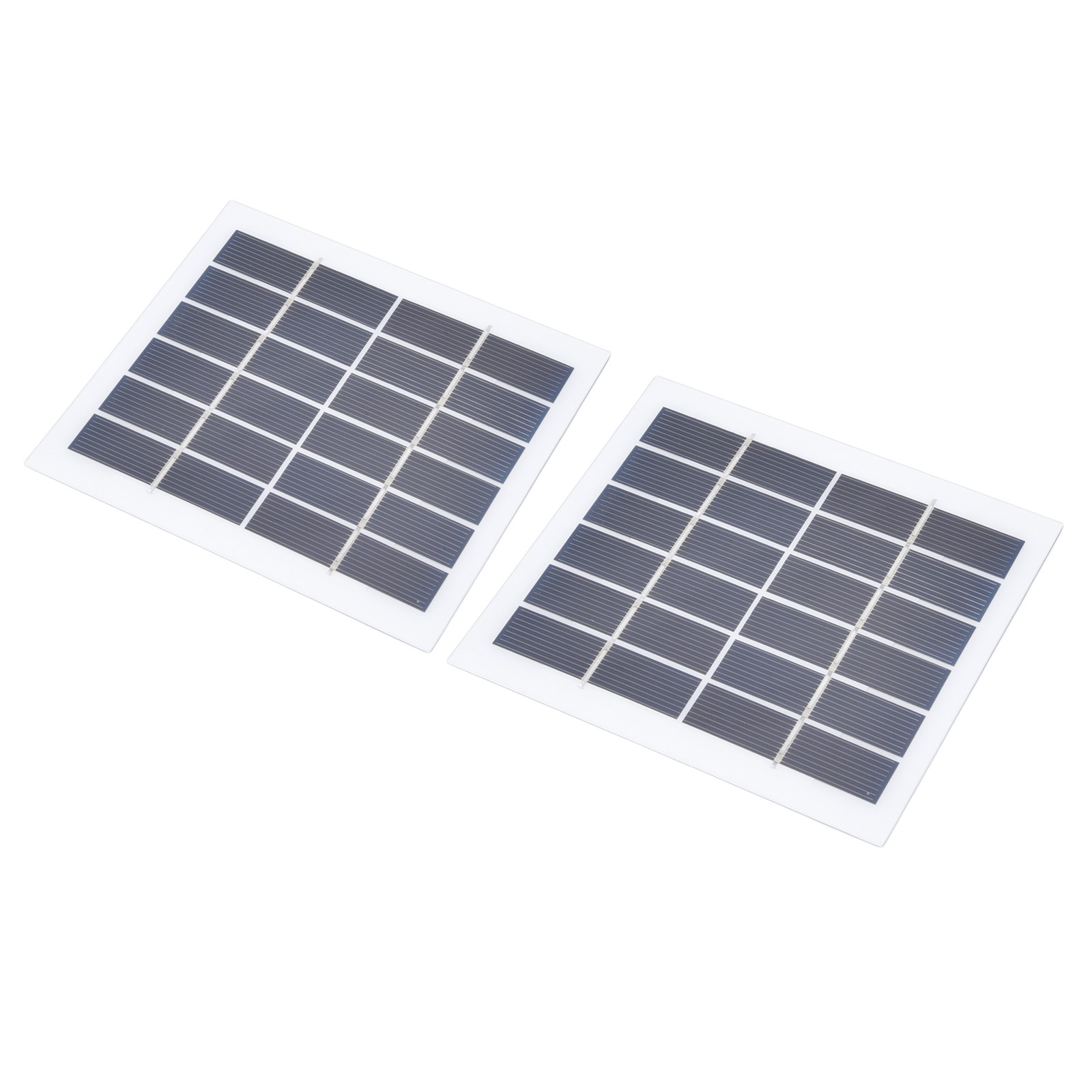2 Pcs Monocrystalline Solar Plate Lightweight For Indoor And Outdoor Use