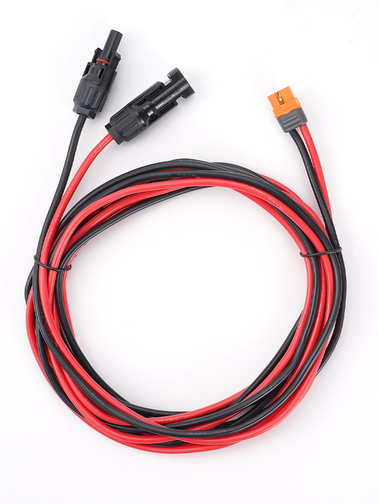 12 AWG XT60i Female to Solar Connector Solar Panel Extension Charging Cable 6FT