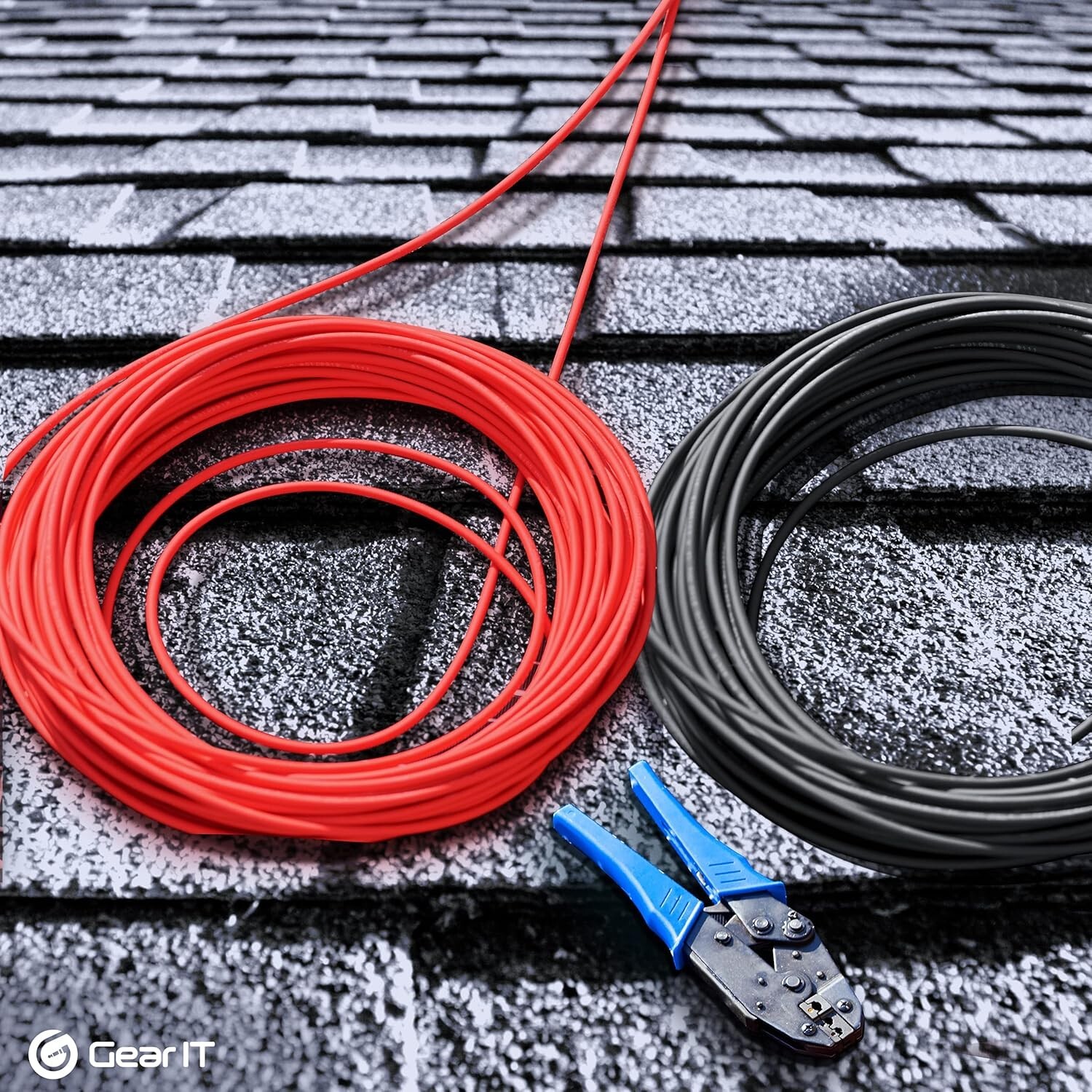 10AWG 25FT Solar Extension Cable with Waterproof Connectors for Secure Setup