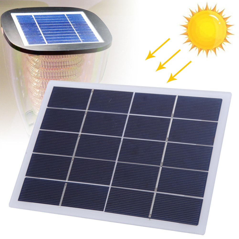 3W 5V DIY Solar Panel Laminated Board 170x130mm White