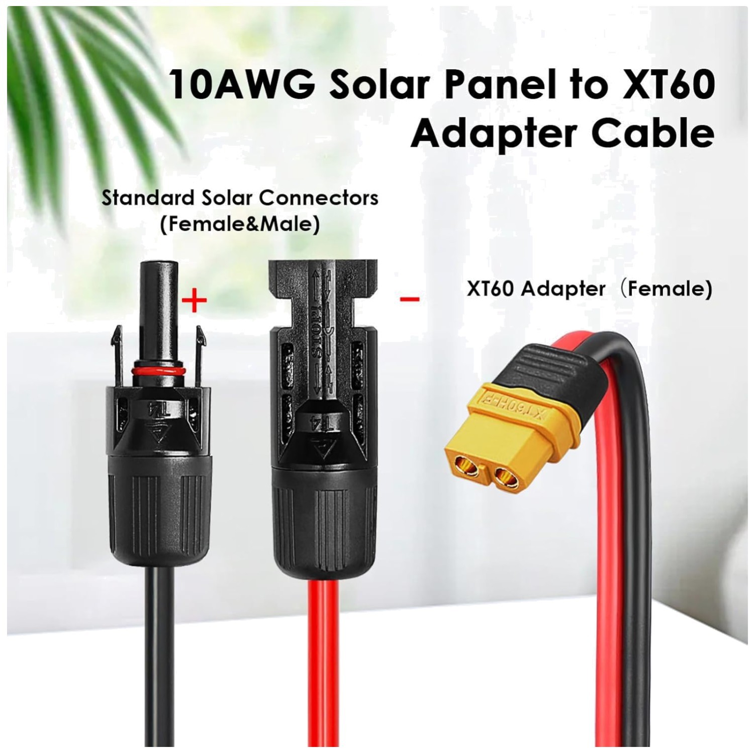 Heavy Duty 10AWG Solar Panel Connector Cable