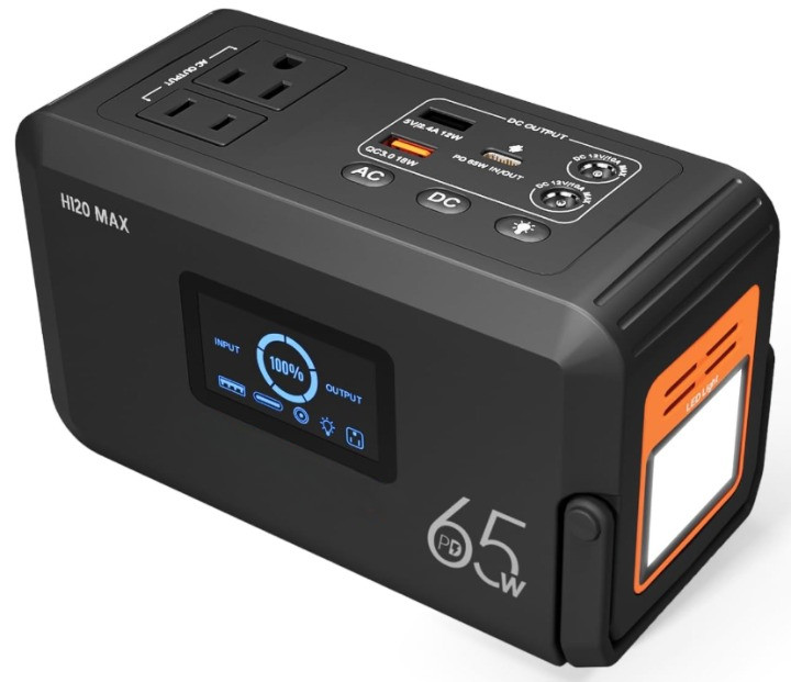 Estación de Energía Portátil 98Wh, 135W/270W Pico, PD 65W para Camping, Nuevo
