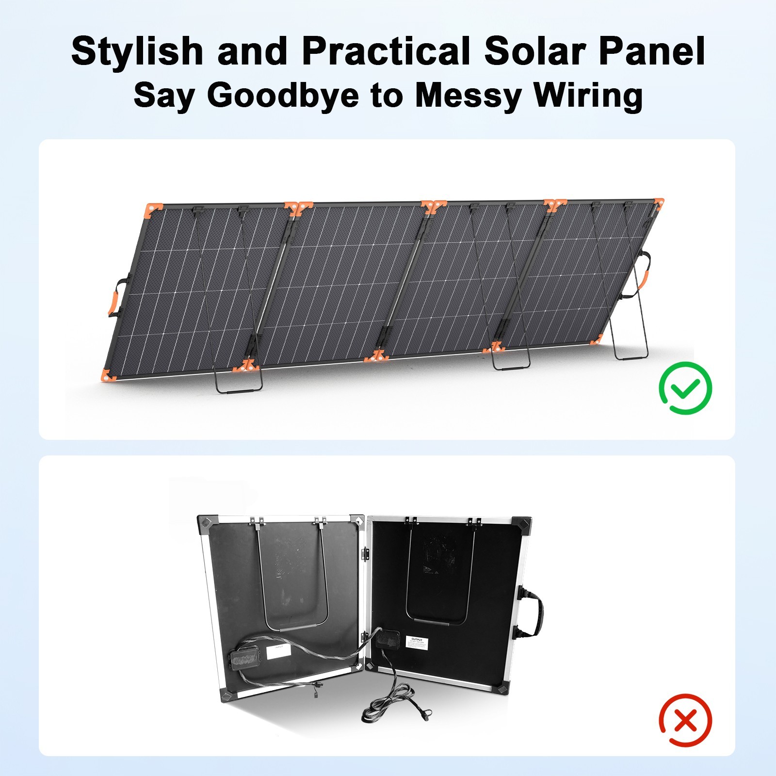 200W solar panels 400watt for EcoFlow DELTA 3 Max Portable Power Station 2048Wh