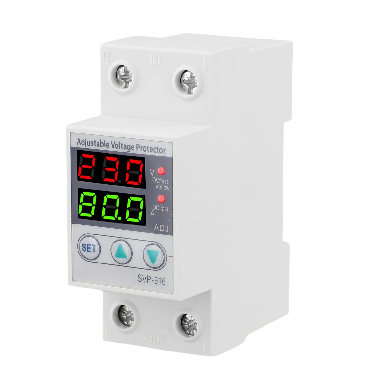 High Performance SVP916 Adjustable Voltage Protector for Electrical Safety