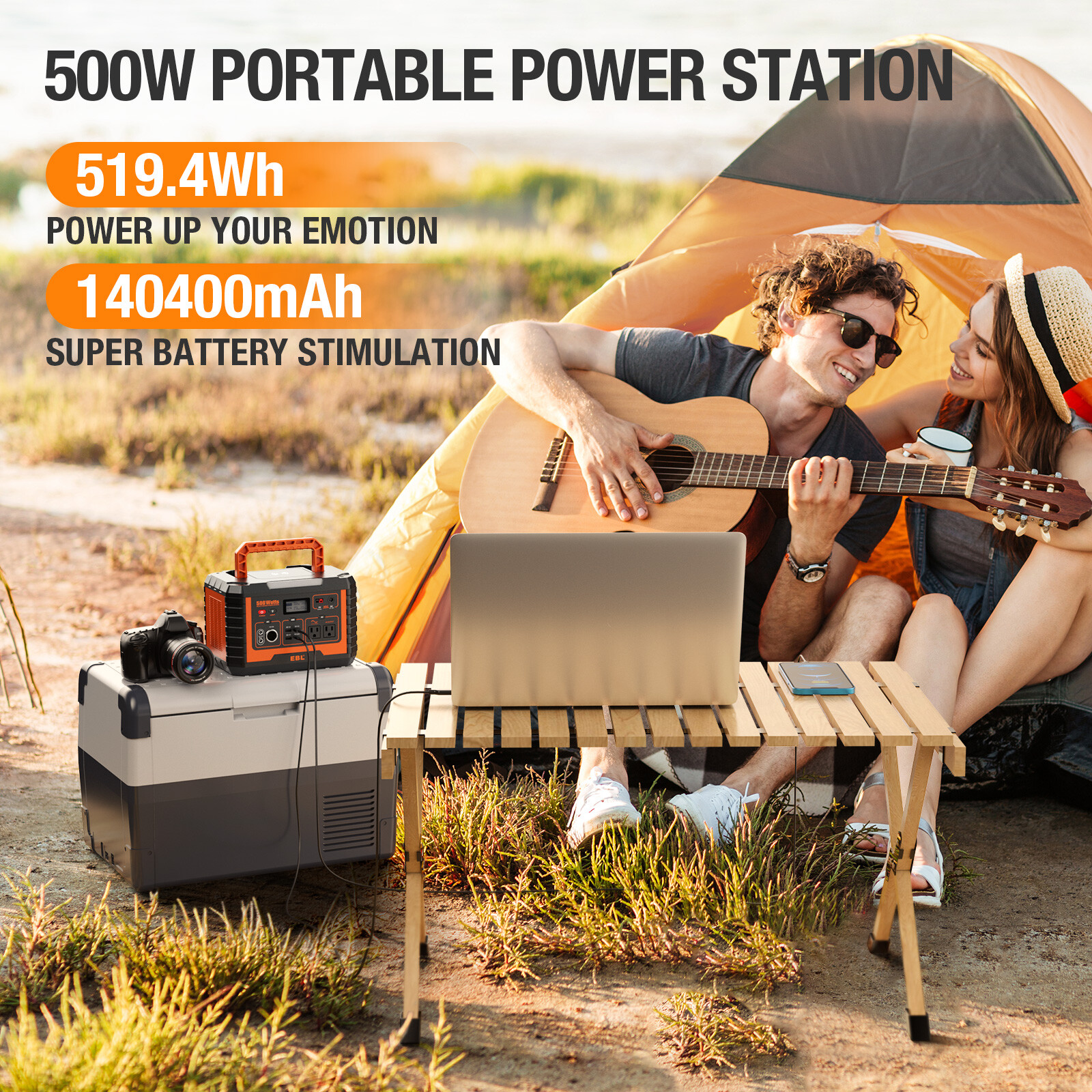 New Portable Power Station 200W/500W/1000W Solar Generator / Solar Panel