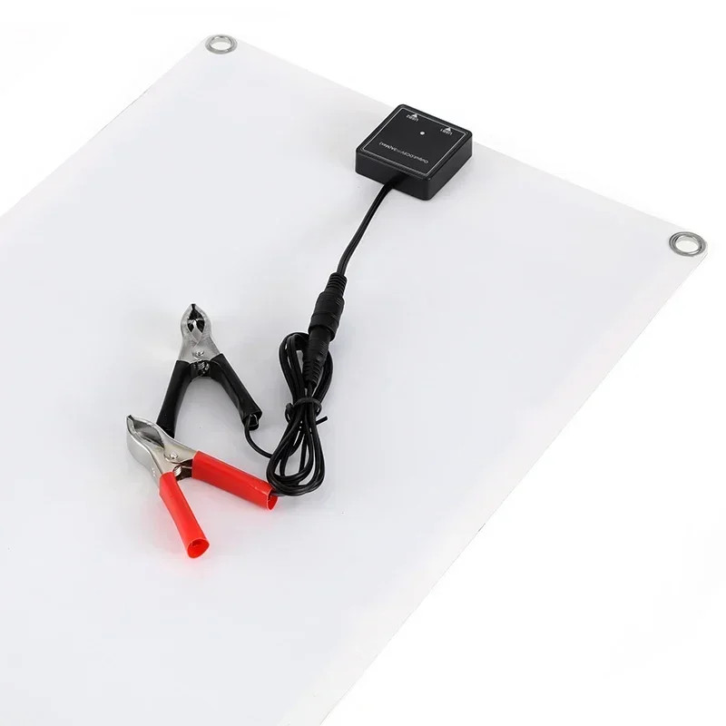 10W/20W/40W Flexible Solar Panel DC12-18V Waterproof Monocrystalline Solar Panel