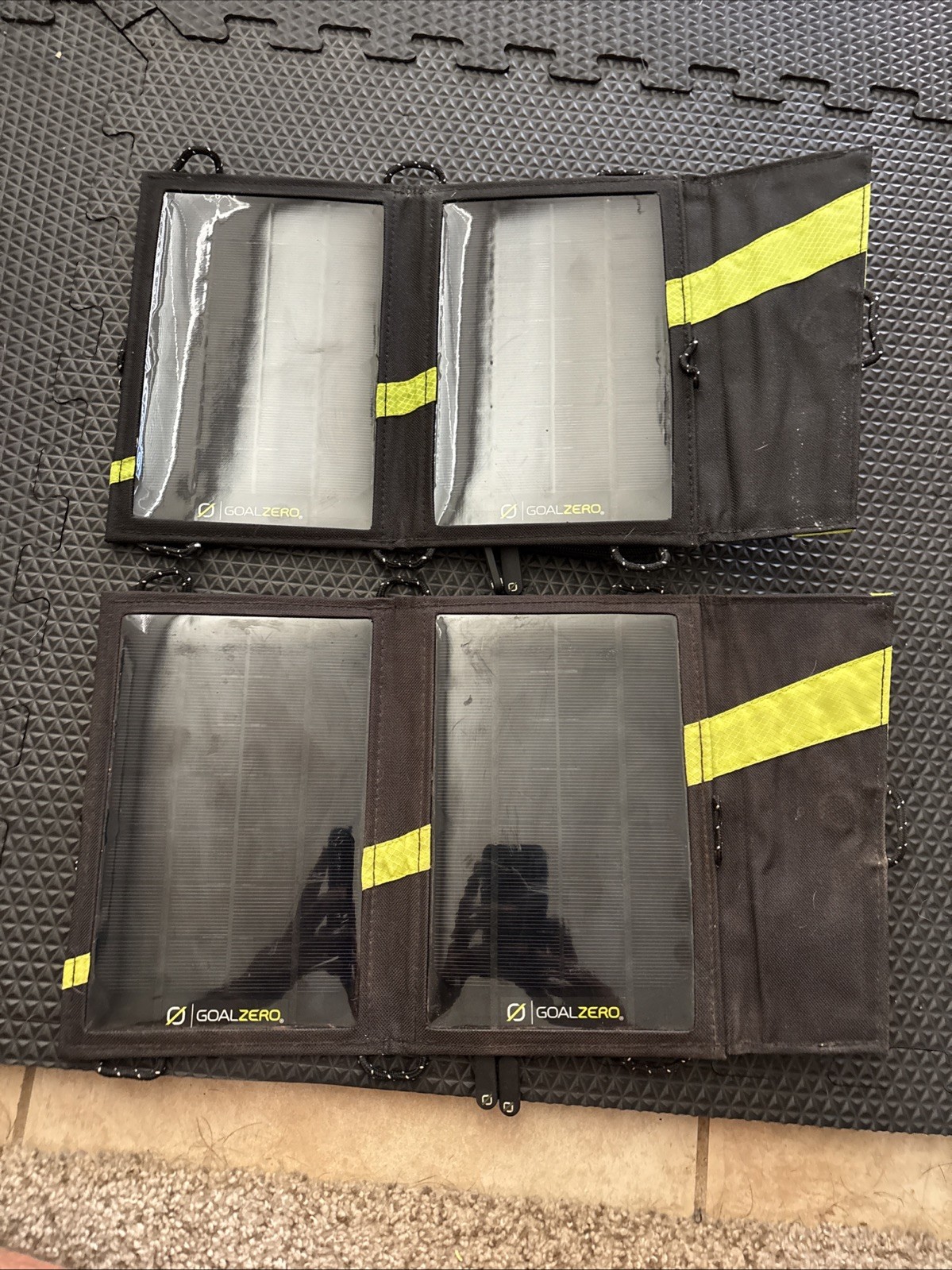 Goal Zero Nomad 7 Portable Solar Panel Charger (2) Fully Functioning – Tested