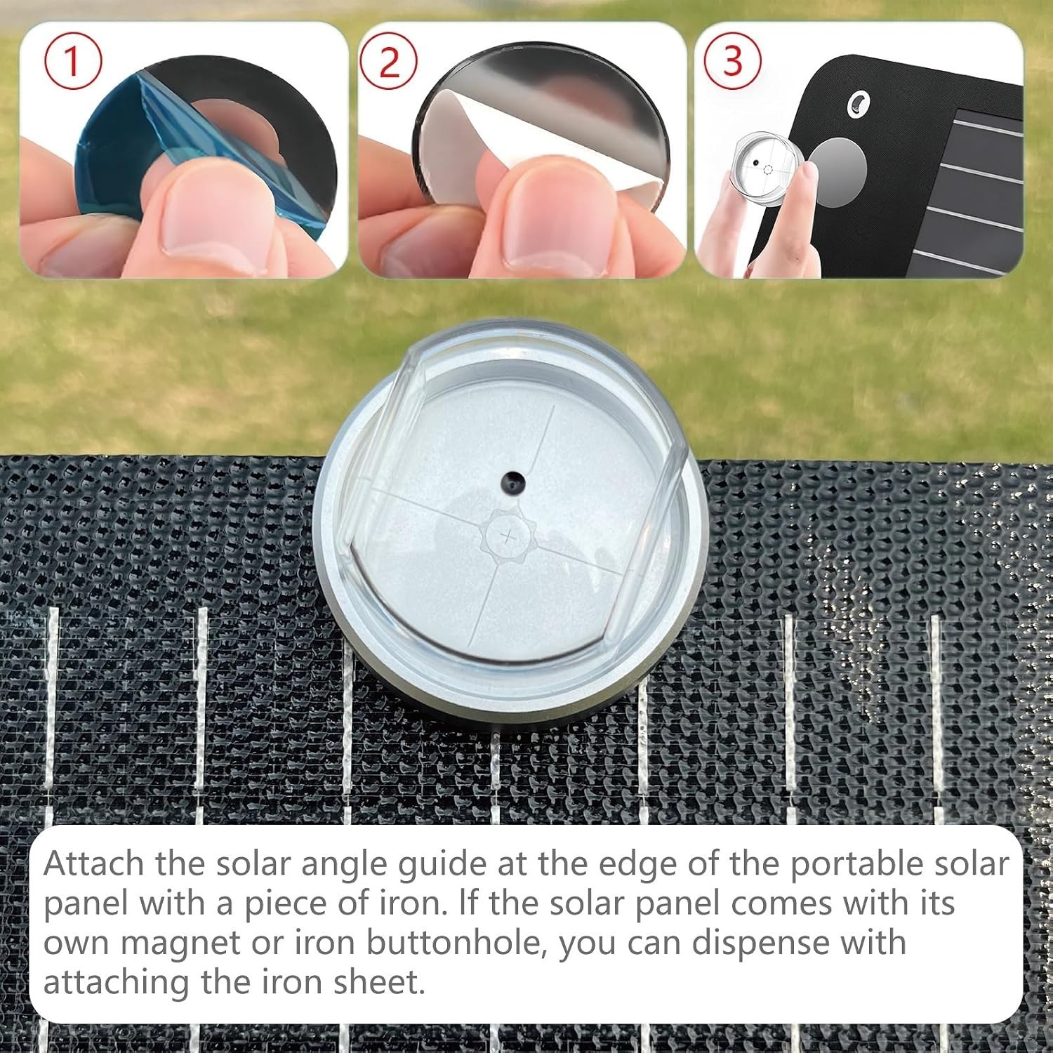 Solar Angle Guide for Solar Panel-Magnetic Design Solar Panel Accessories Fin…