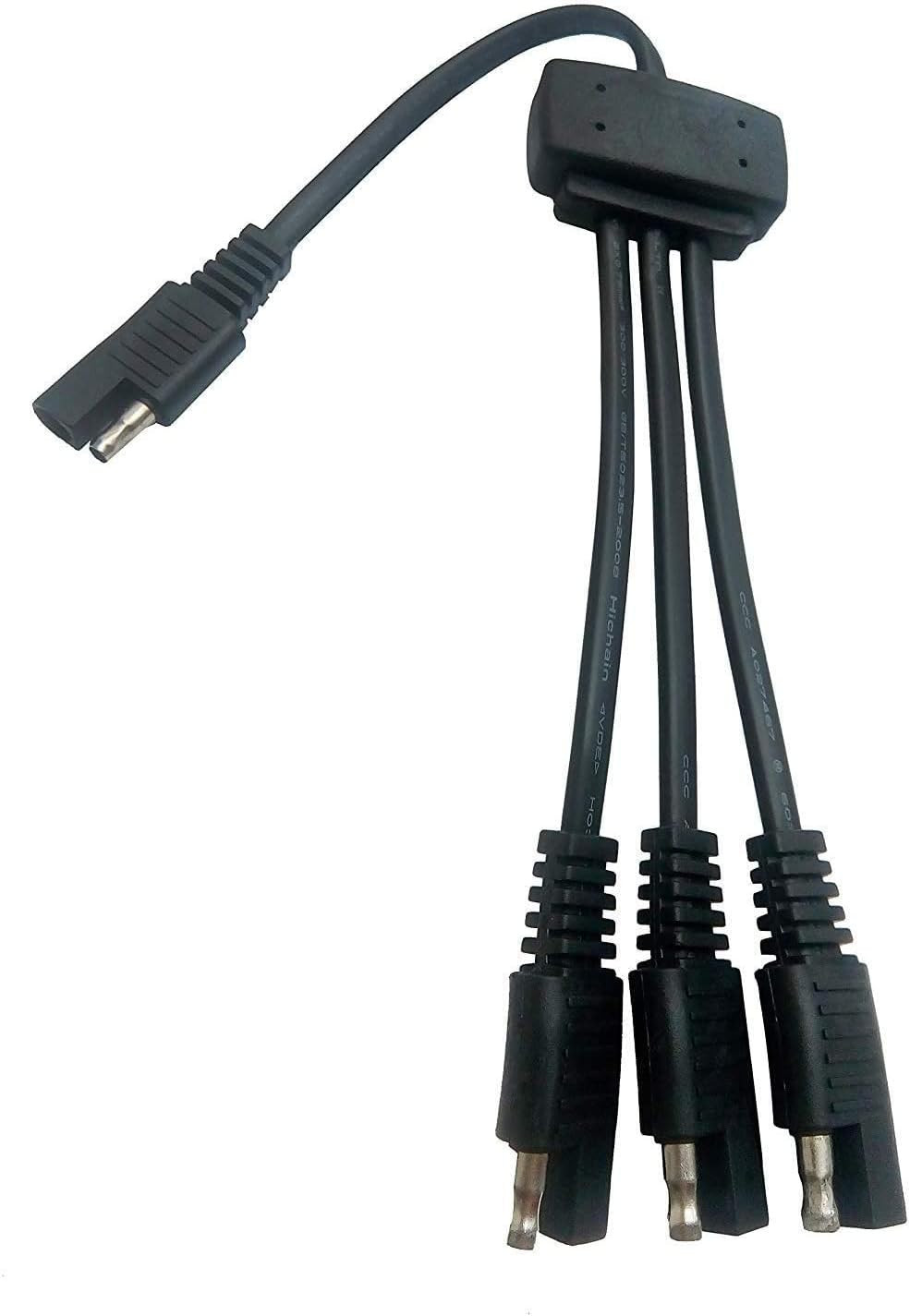 Panel Combiner 3 to 1 Extension Wire with SAE Adapters Connector