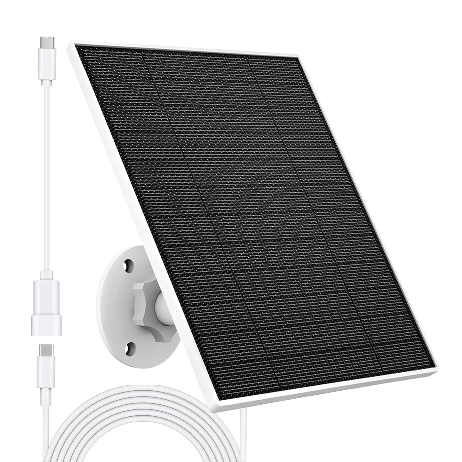 Solar Panel for Eufy Outdoor Camera, 5W Solar Panel Charger Compatible with E…