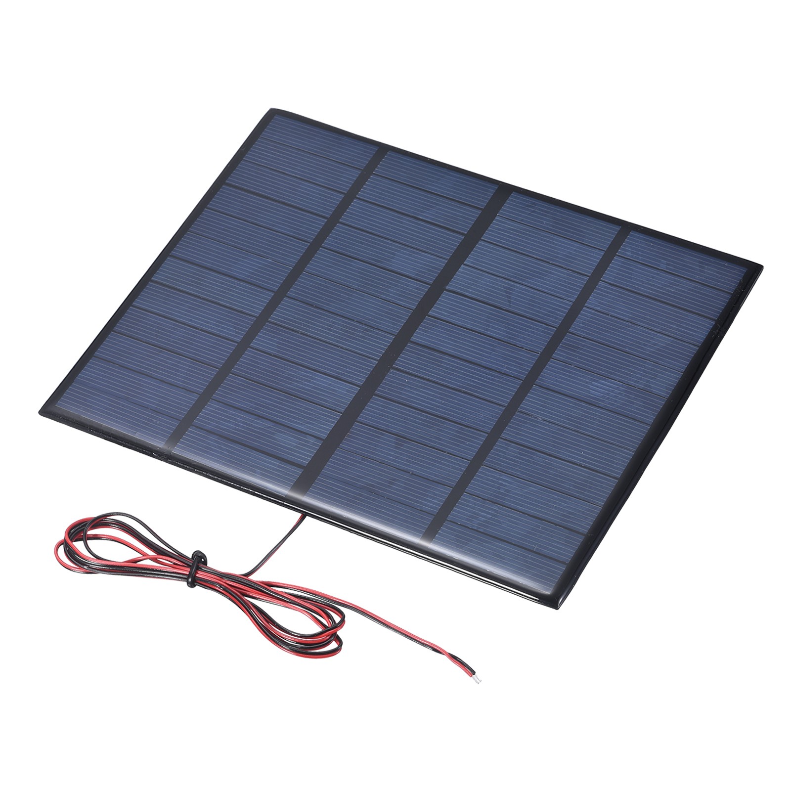 6V 3.3W 550mA Mini Solar Panels with Cable, 165 x 135mm