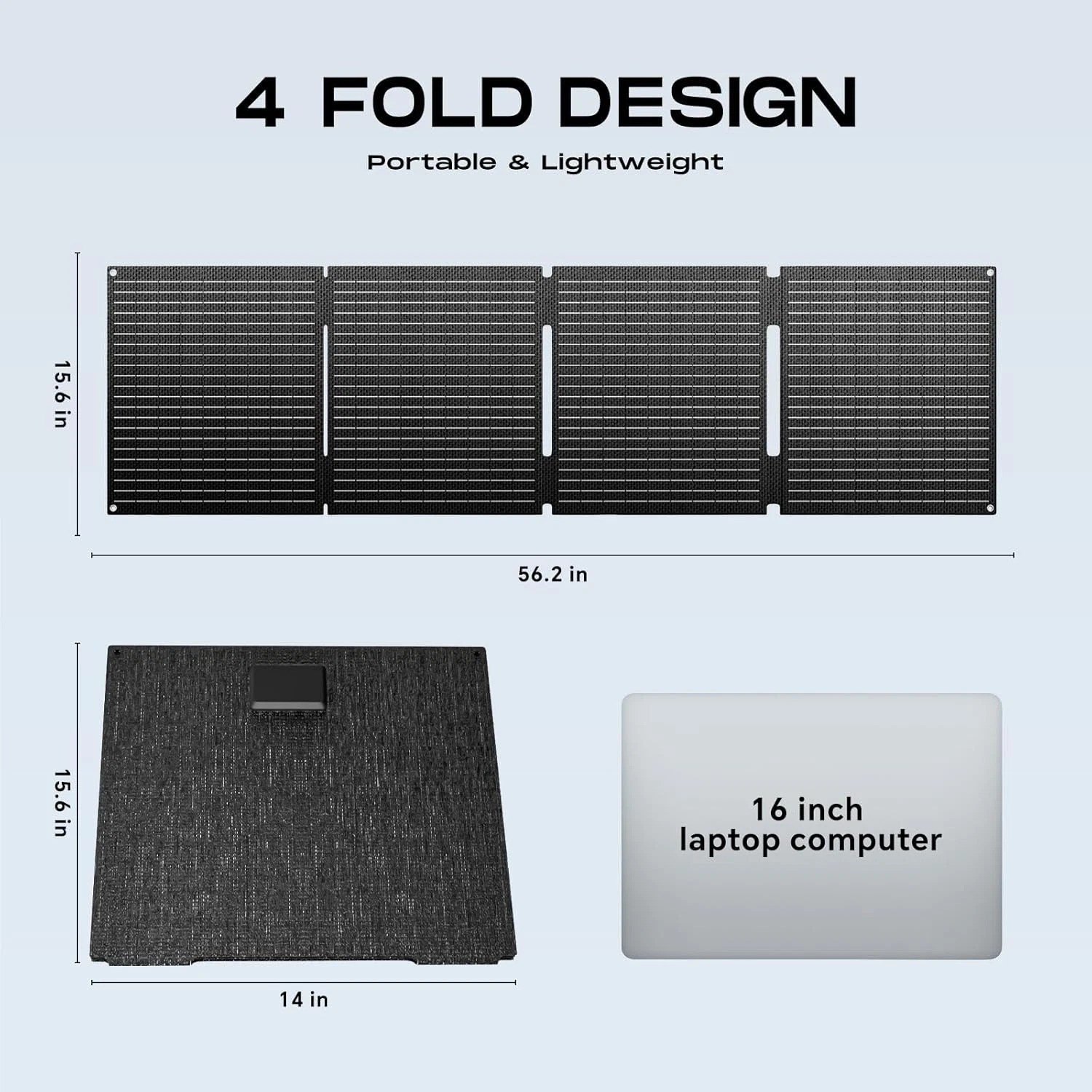 100W Portable Waterproof Solar Panel – High Efficiency Charger for Adventures