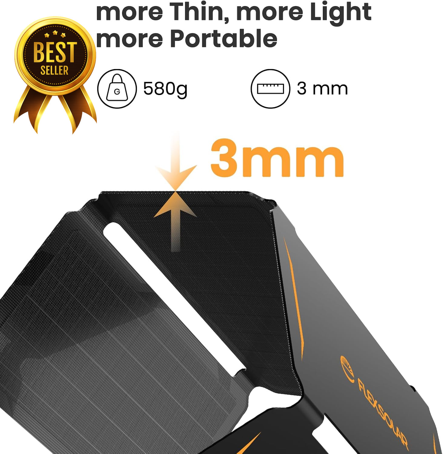 30W Portable Foldable Solar Panel Charger QC3.0 USB-A USB-C 18W ETFE IP67 Waterp