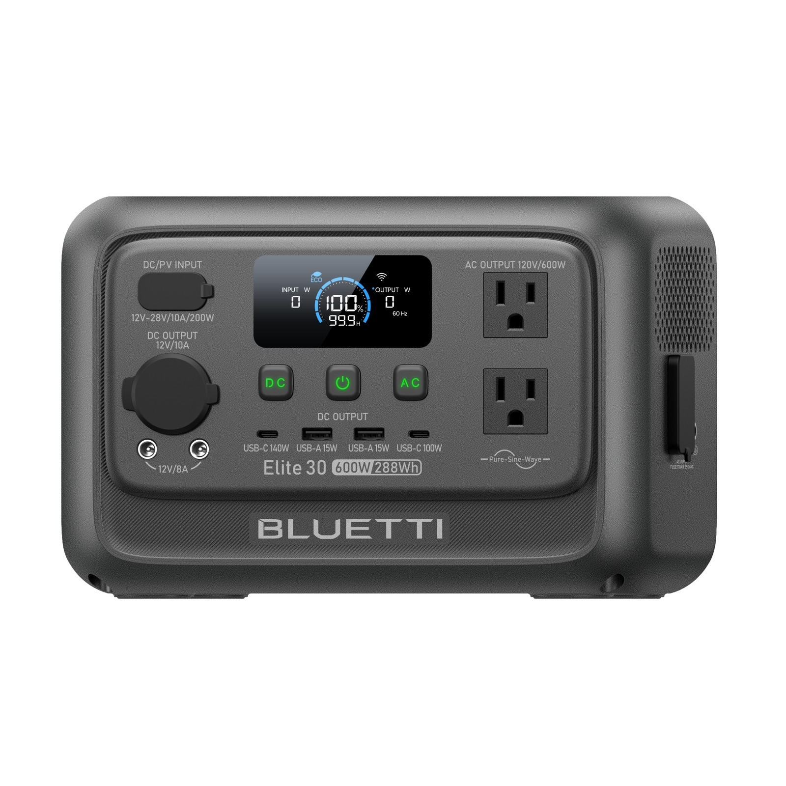 BLUETTI Elite 30 V2+100W Solar Panel 288Wh Portable Power Station for Road Trip