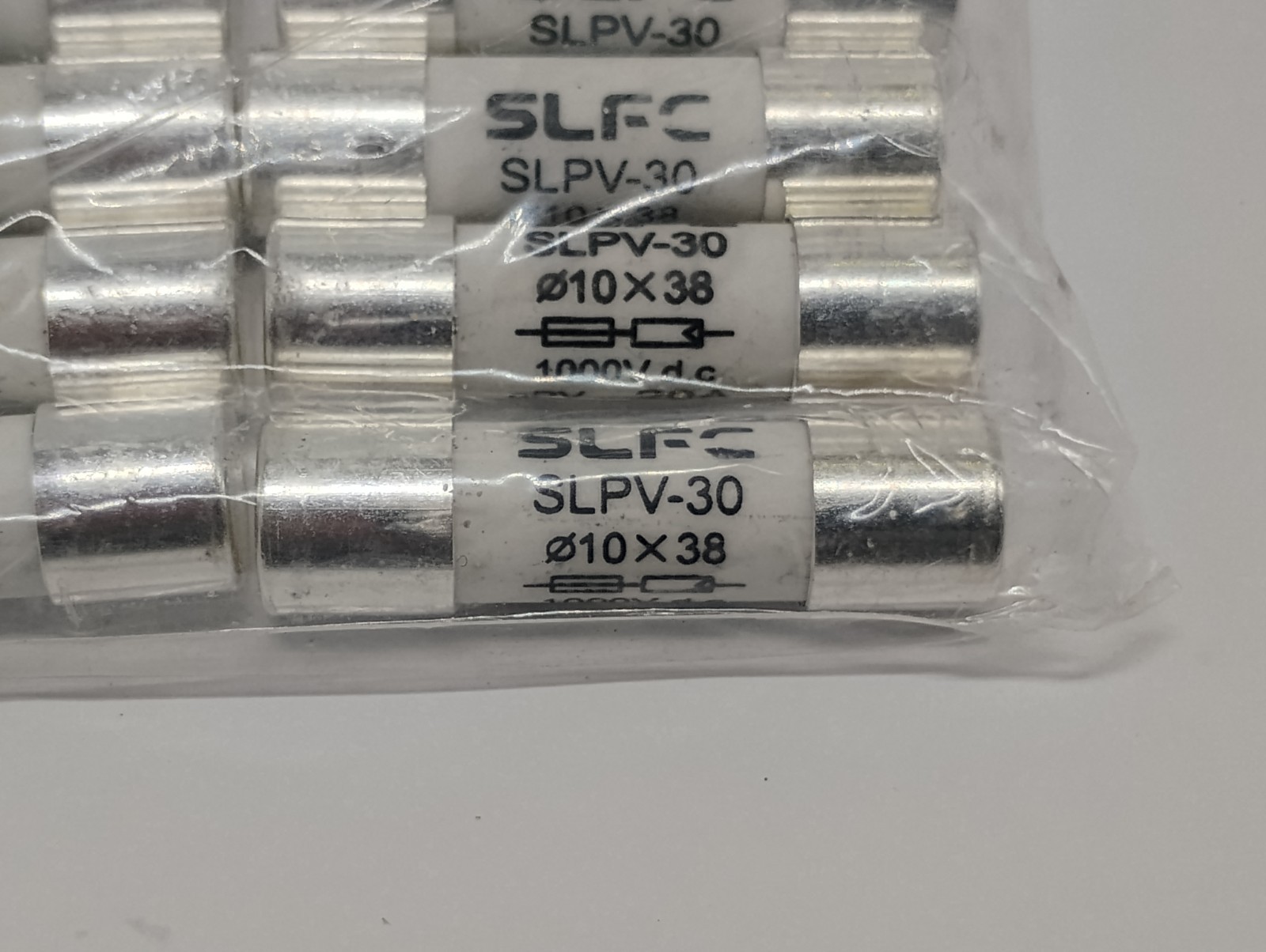 10 Pack Of SLPV-30 Solar 10×38 PV Fuses 1000v 20a 10ka BRAND NEW