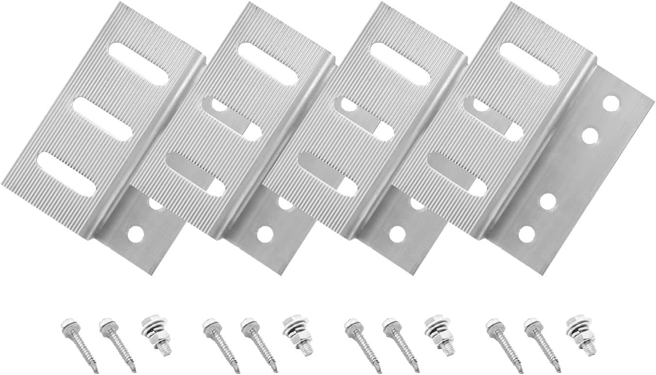 Solar Panel Mounting Z Brackets, with Nuts and Bolts, Designed for PRO Series…